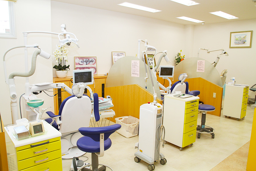 なつめ歯科の診察室